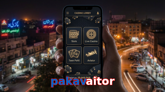 Main screen of Pakavaitor app page for PK players